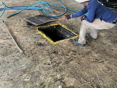 Outdoor Storm Drain Cleaning